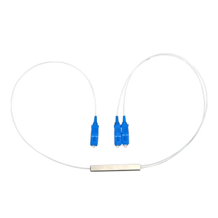 联相星科SC分光器1分2光分路器PLC微分0.9mm裸纤4微型8电信级可定制FC LC ST迷你钢管式1:16路方圆头APC UPC