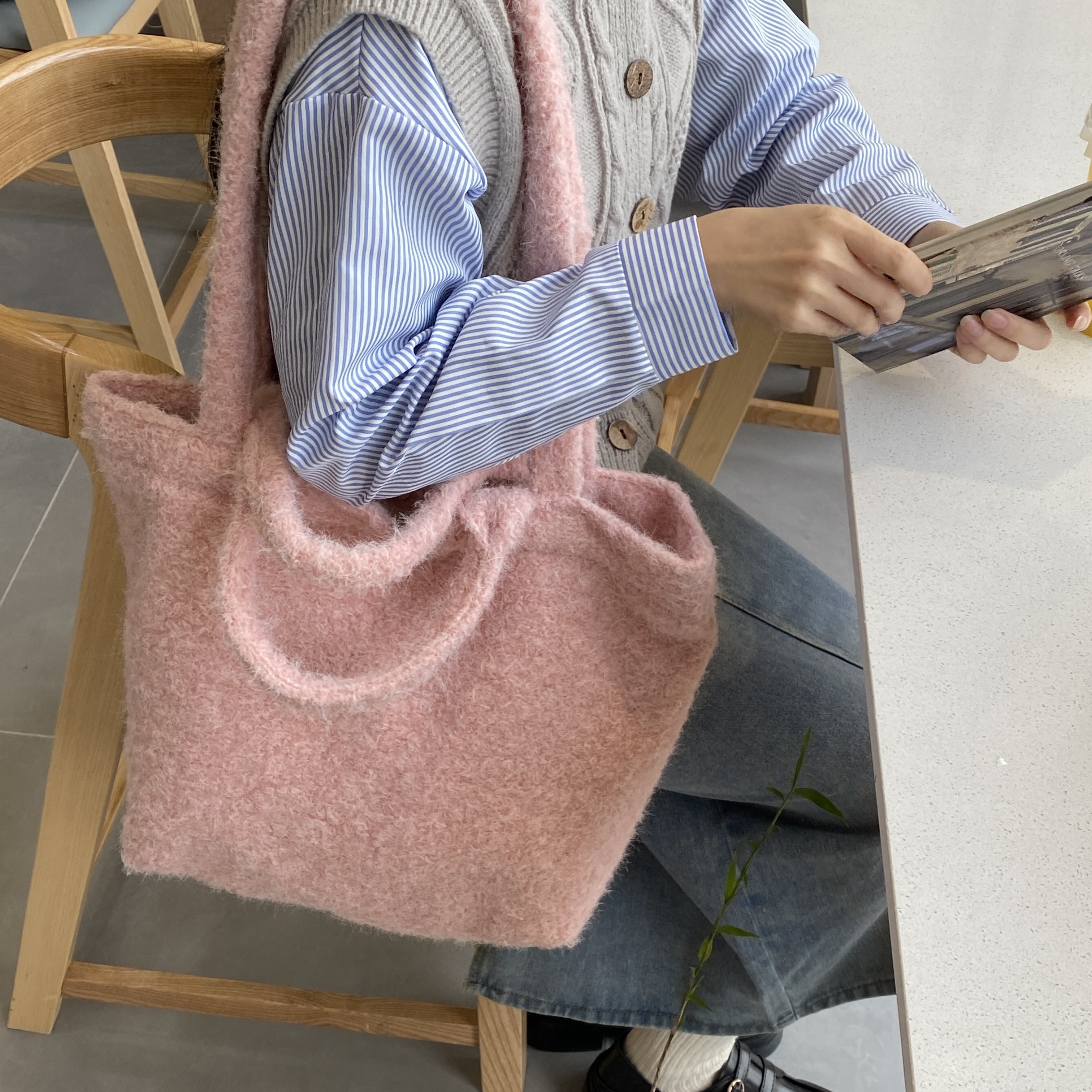 韩版ins潮流时尚托特包