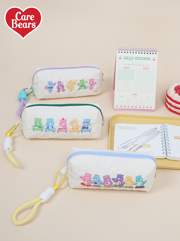 Carebears可爱小熊刺绣笔袋