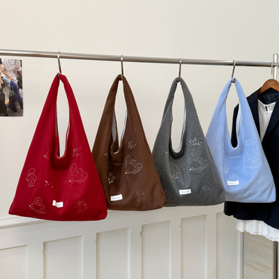 大容量百搭单肩手提包通勤文艺