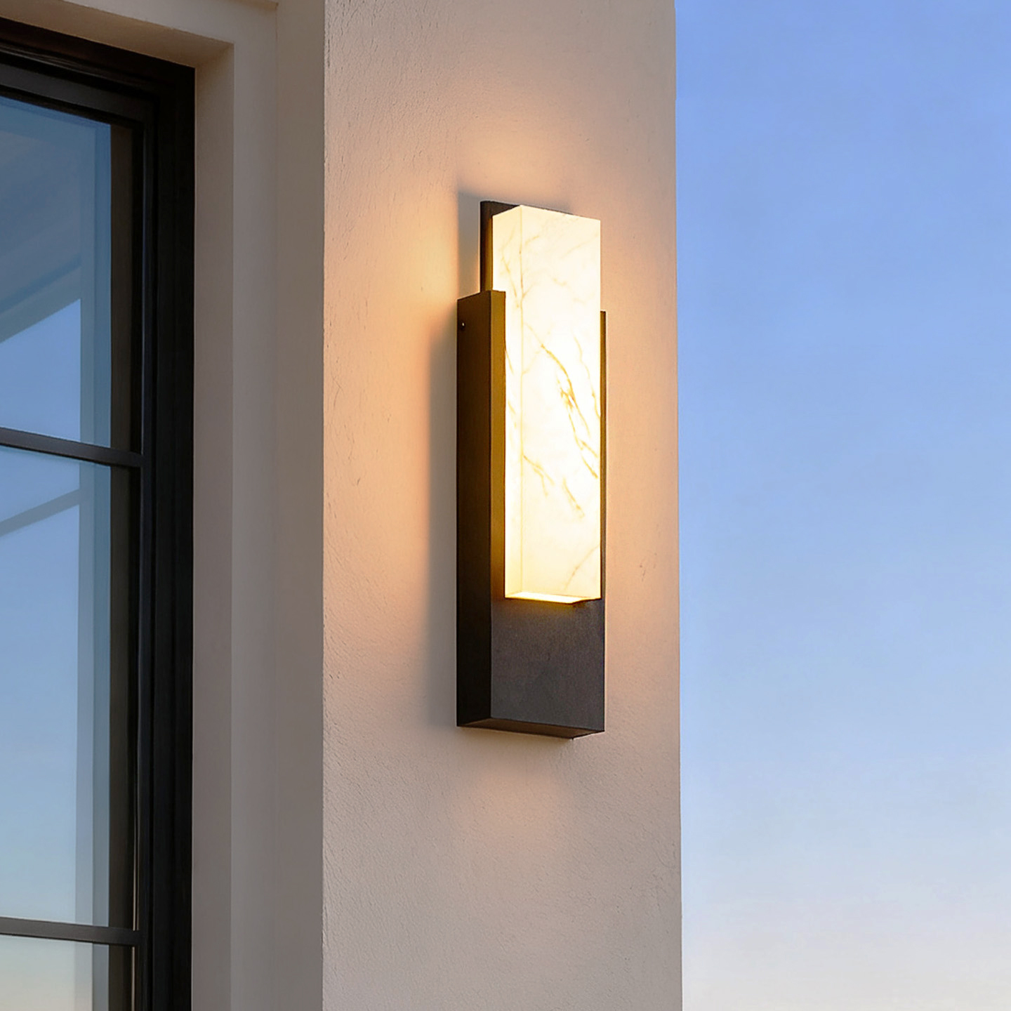 户外壁灯防水仿云石别墅庭院壁灯