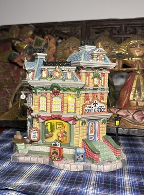 Lemax圣诞发光咖啡小屋限定陶瓷桌面vintage复古美式小众城堡