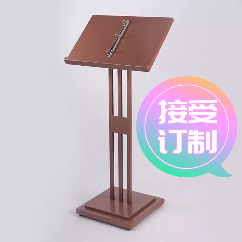 订制简约风格厂家直销售楼处合同公示架菜单展示架菜单菜谱翻页架