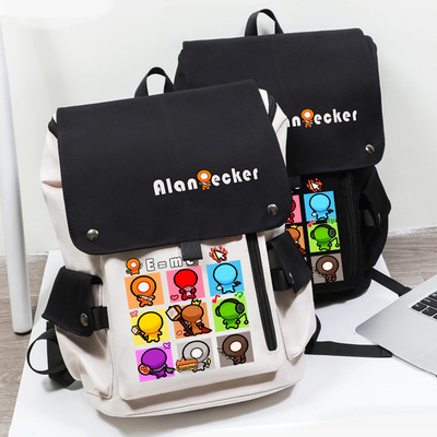 AlanBecker火柴人双肩背包书包