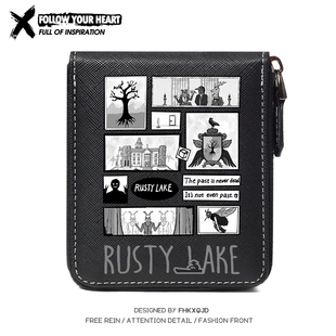 锈湖rusty lake周边旅馆二次元游戏动漫学生钱包卡包一体包男青年