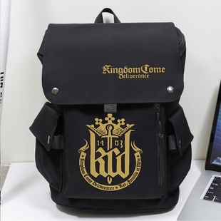 天国拯救2游戏周边同款徽章书包高中男学生青年大容量双肩包背包