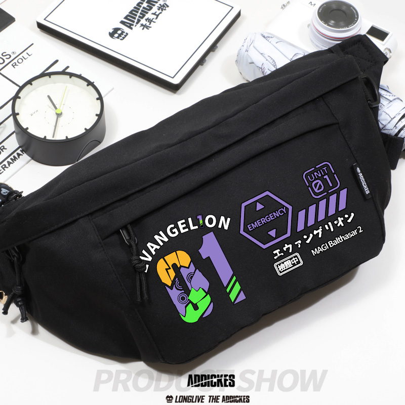 EVA周边初号机动漫胸包