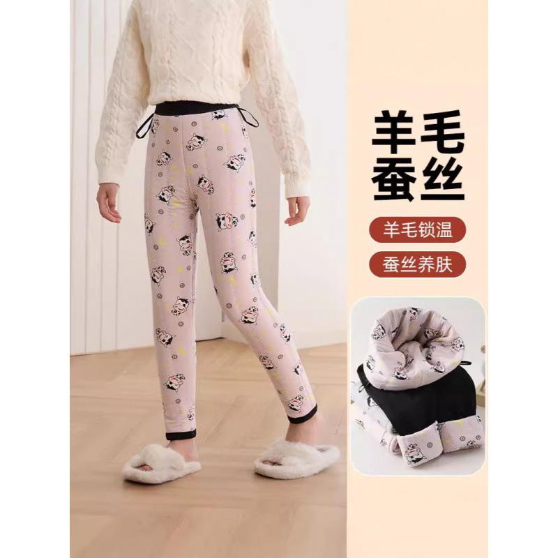 校服神器儿童保暖裤冬季绒裤男童女童棉裤内穿打底裤加绒加厚秋裤