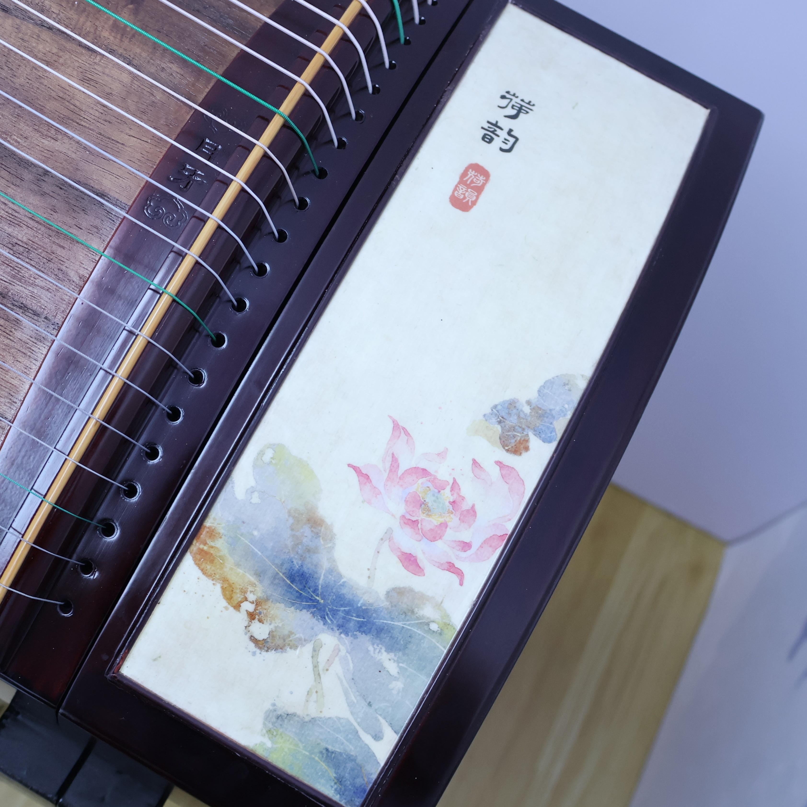 新款绢花163古筝专业演出琴