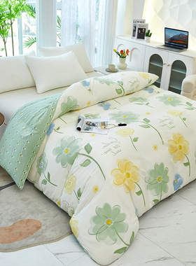 全棉被套单件180x220cm2.2x2.4米纯棉单独被罩220x240cm学生1.5m