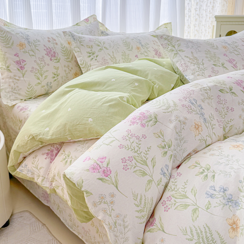 100全棉被套单件纯棉单双人被罩