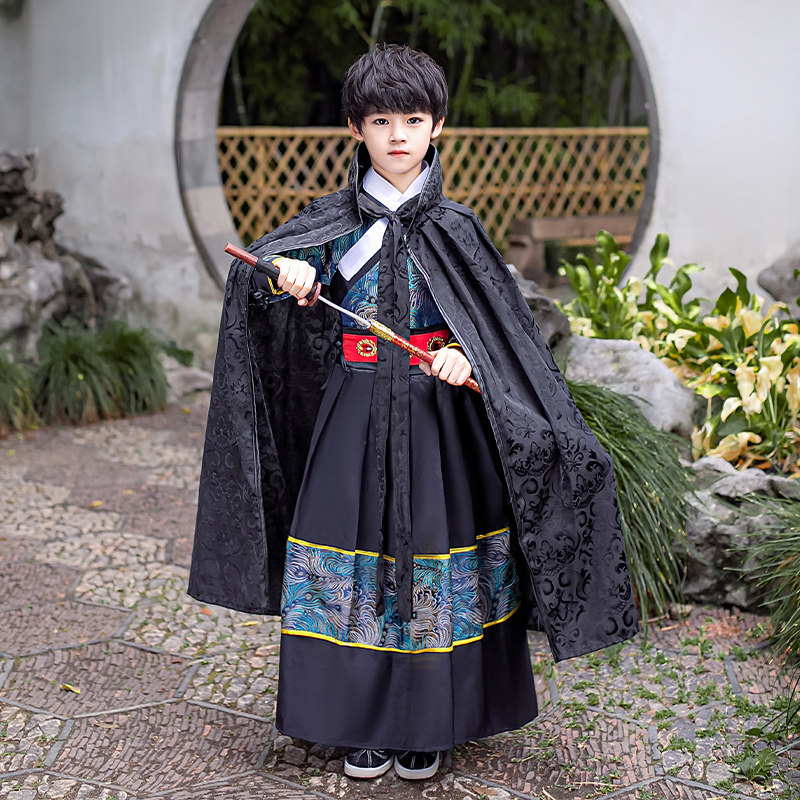 儿童古风服装男价格 儿童古风服装男图片 星期三