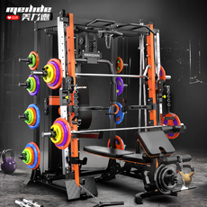 тренажер для силовых тренировок 史密斯机综合训练器健身器材家用男士多功能深蹲卧推架飞鸟龙门架