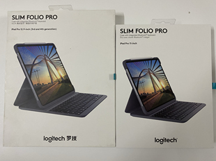 罗技ipad蓝牙背光键盘适用ipad pro11/12.9/13寸20/21/22/23/24款