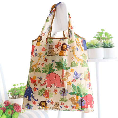 韩国单肩可折叠收纳包尼龙