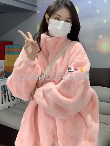 【保证不掉毛】外套加厚保暖慵懒