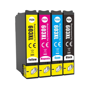 适用爱普生EPSON 603 603XL墨盒 XP-2100 XP-2105 XP-3100 XP3105 XP-4100 wf2850 wf2810打印机墨盒T603黑色