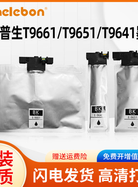 适用爱普生T9641 T9651 T9661墨盒EPSON WorkForce Pro WF-M5299DW WF-M5298DW WF-M5799DWF打印机墨袋颜料墨