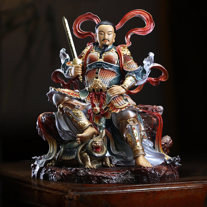 精雕纯铜真武大帝神像供奉道家像