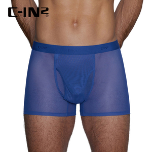 C-in2新品男式平角裤性感镂空