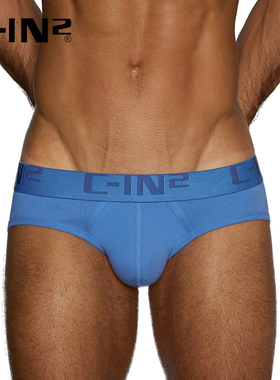 C-IN2新品内裤男精梳棉吸汗亲肤简约U凸舒适性感三角裤4013RT
