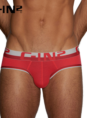 C-IN2新品内裤男轻薄柔软网眼透气U凸低腰性感三角裤男5613FA