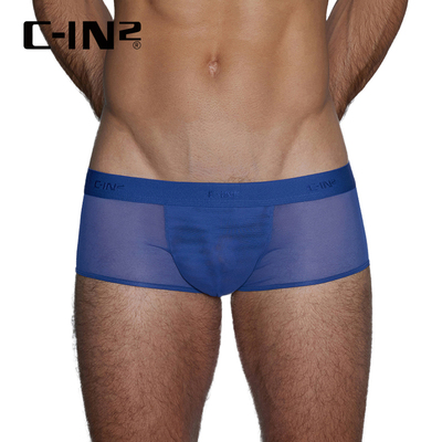 C-IN2进口U凸低腰网纱男士平角裤