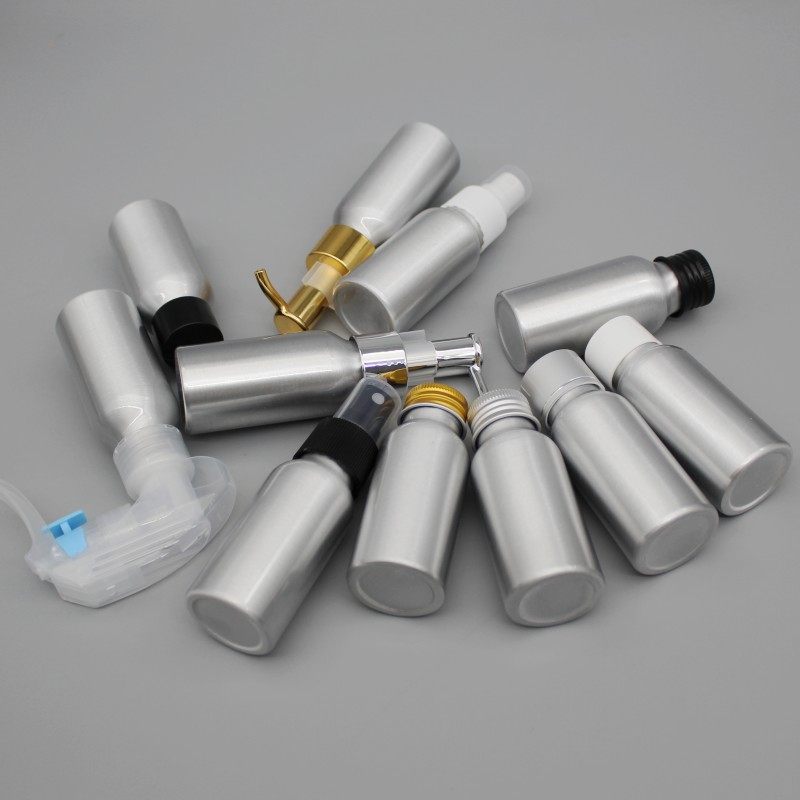 50ml螺口铝瓶化妆品喷雾瓶分装瓶爽肤水纯露超细雾补水喷壶食品级