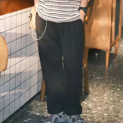 SVOLCIMA长裤日系抽绳长筒