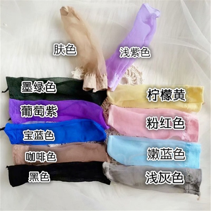 糖果色丝袜趣j套男士恋足