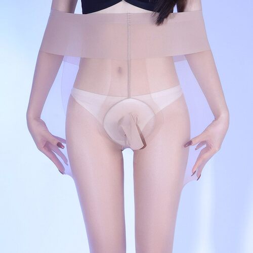 大码高弹男士性感丝袜带j