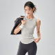 透气普拉提训练T恤秋 显瘦运动健身上衣无袖 新款 瑜伽服背心女修身