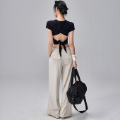 套装 宽松跑步普拉提训练健身裤 新 休闲户外运动裤 直筒显瘦瑜伽长裤