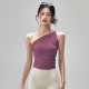 防震瑜伽服背心女网纱带胸垫运动内衣跑步普拉提训练健身文胸上衣
