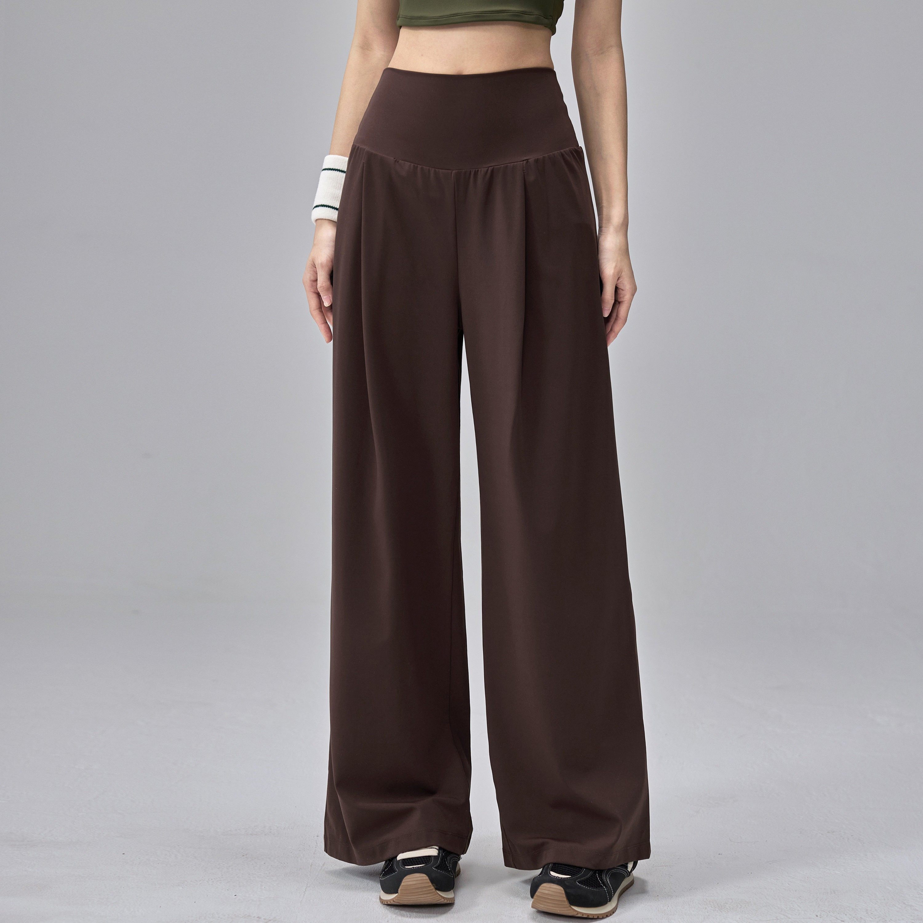 垂感直筒运动长裤休闲阔腿健身裤户外跑步普拉提训练瑜伽裤秋冬新,运动服/休闲服装,运动长裤,淘宝优惠券,粉丝福利购,淘宝优惠卷