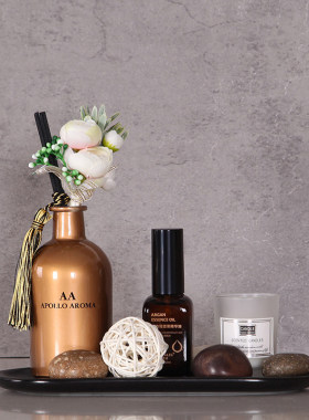 样板间会所洗手间洗漱套装摆件