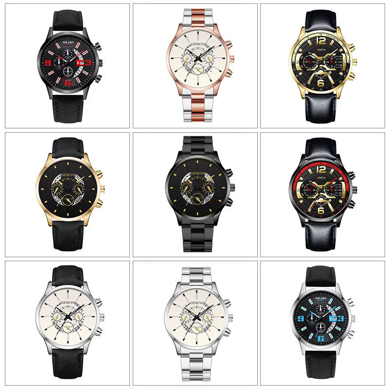 仿真男士手表模型道具高仿假名表样反间服装店展示柜装饰陈列摆件