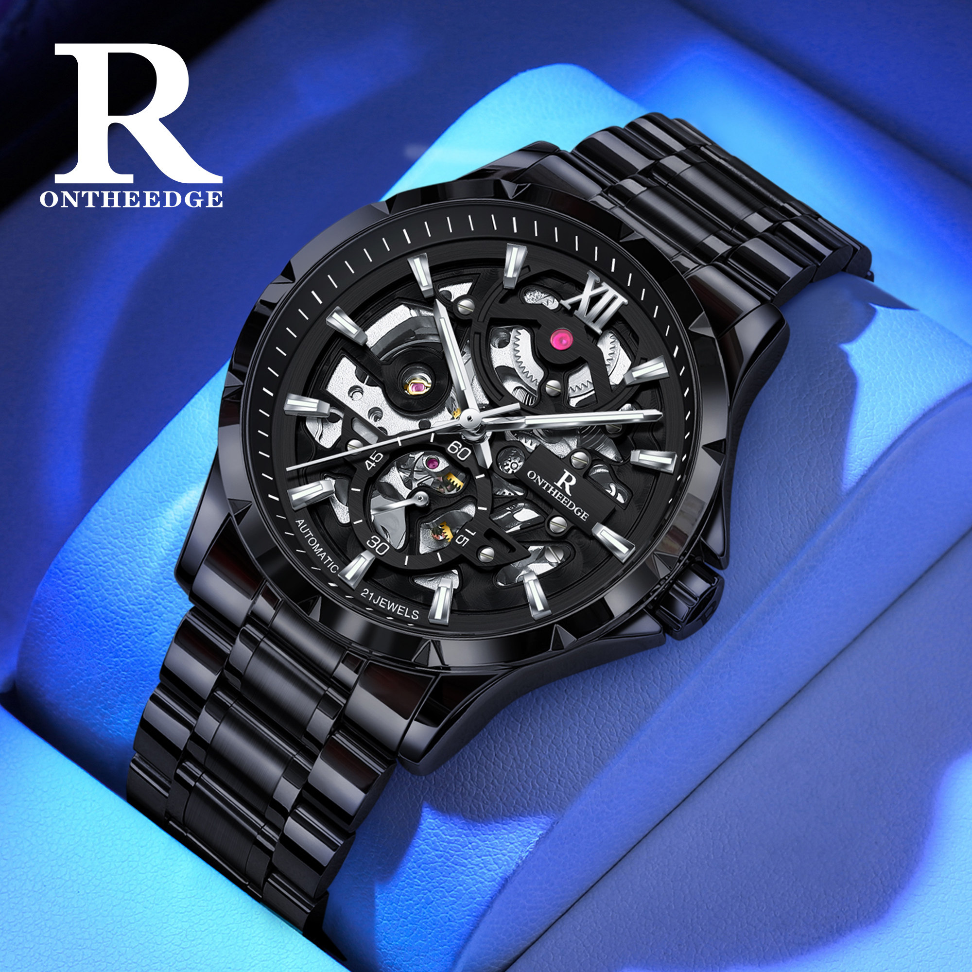 2025新款黑武士全自动防水腕表