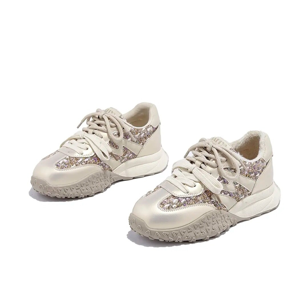 正品真皮增高5cm小香风时尚阿甘鞋2025秋冬加绒保暖户外休闲鞋,女鞋,时尚休闲鞋,淘宝优惠券,粉丝福利购,淘宝优惠卷