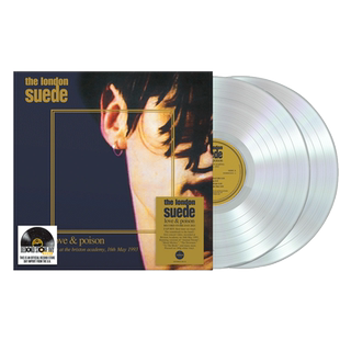 正版 Suede/山羊皮乐队 love&poison LP黑胶唱片12寸唱片(透明胶)