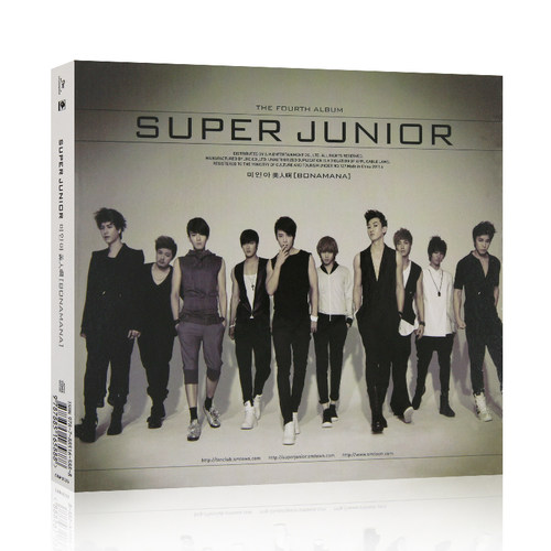 正版 Super Junior专辑 BONAMANA 美人啊CD+歌词本 （改版）