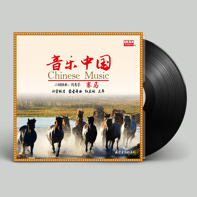 正版音乐中国 二胡独奏闵惠芬 赛马LP黑胶唱片留声机专用12寸唱盘