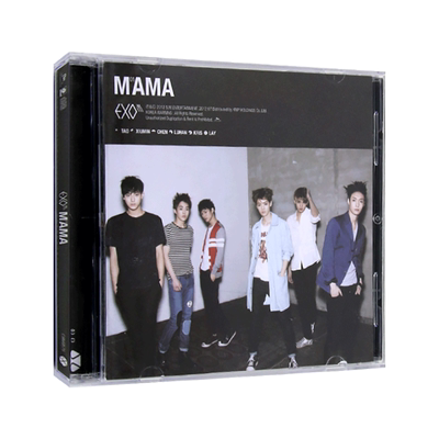 现货EXO-M 1st Mini Album MAMA 专辑CD光盘+歌词写真本+签名小卡