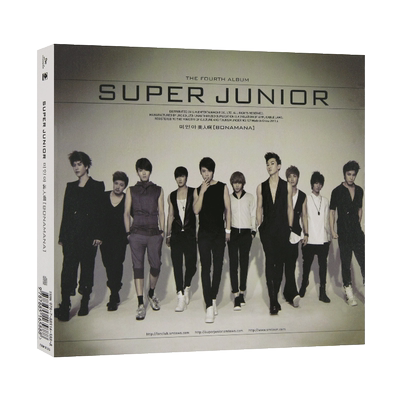 正版 Super Junior专辑 BONAMANA 美人啊CD+歌词本 （改版）