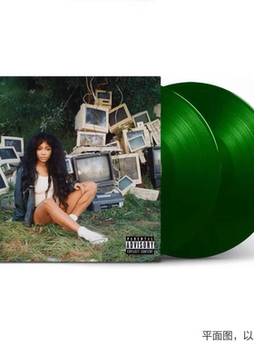 原装进口诗莎 索拉娜洛维SZA 控制键CTRL GREEN 2LP黑胶唱片 绿胶