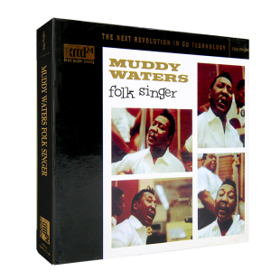 进口CD Folk Waters 正版 歌词本 Muddy Singer 穆迪·沃特斯 唱片