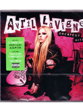 原装进口 艾薇儿精选集 Avril Lavigne Greatest Hits 专辑CD唱片
