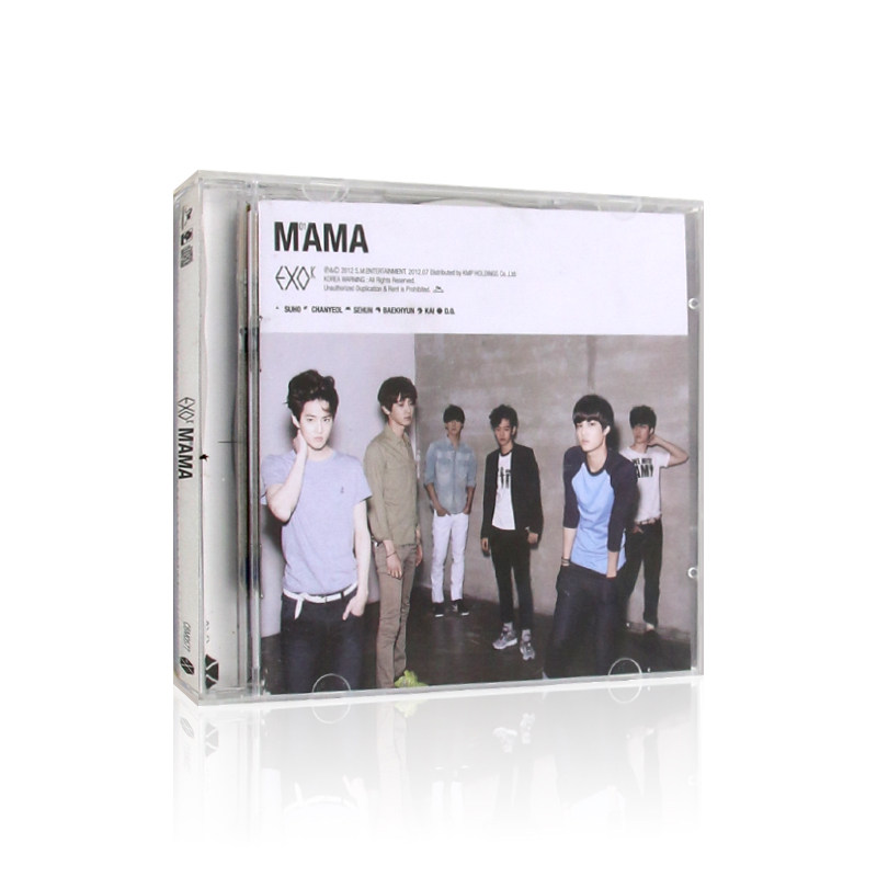 现货EXO-K 1st MINI ALBUM MAMA 专辑CD光盘+写真歌词册+签名小卡图片