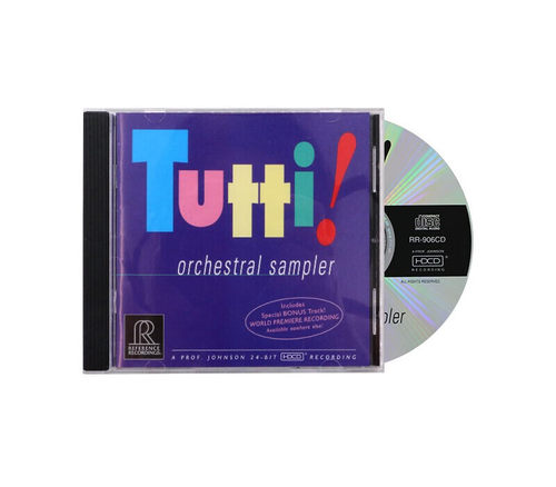 进口CD唱片 无敌天碟 Tutti Orchestral Sampler RR906CD
