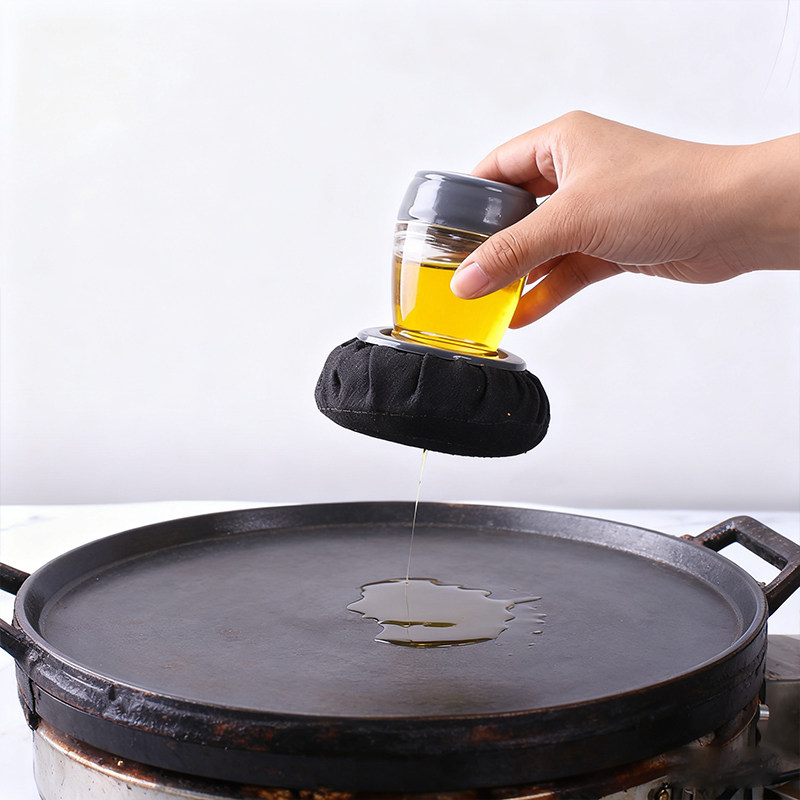 家用商用养锅神器防锈油擦子铁锅摊煎饼鏊子涂抹油护锅油擦防生锈